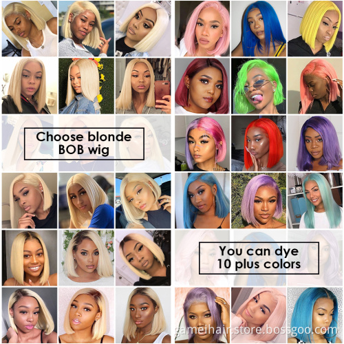 Cheap Wholesale 613 Blonde Raw Brazilian Human Hair 4x4 Hd Full Lace Front Wig Vendor For Black Women Human Hair 613 Lace Wig